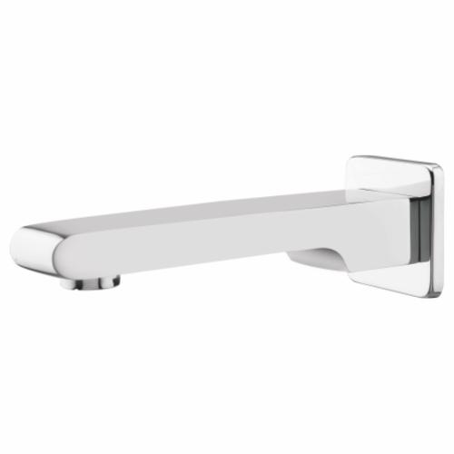 Wall Spout Plain with Wall Flange Chrome